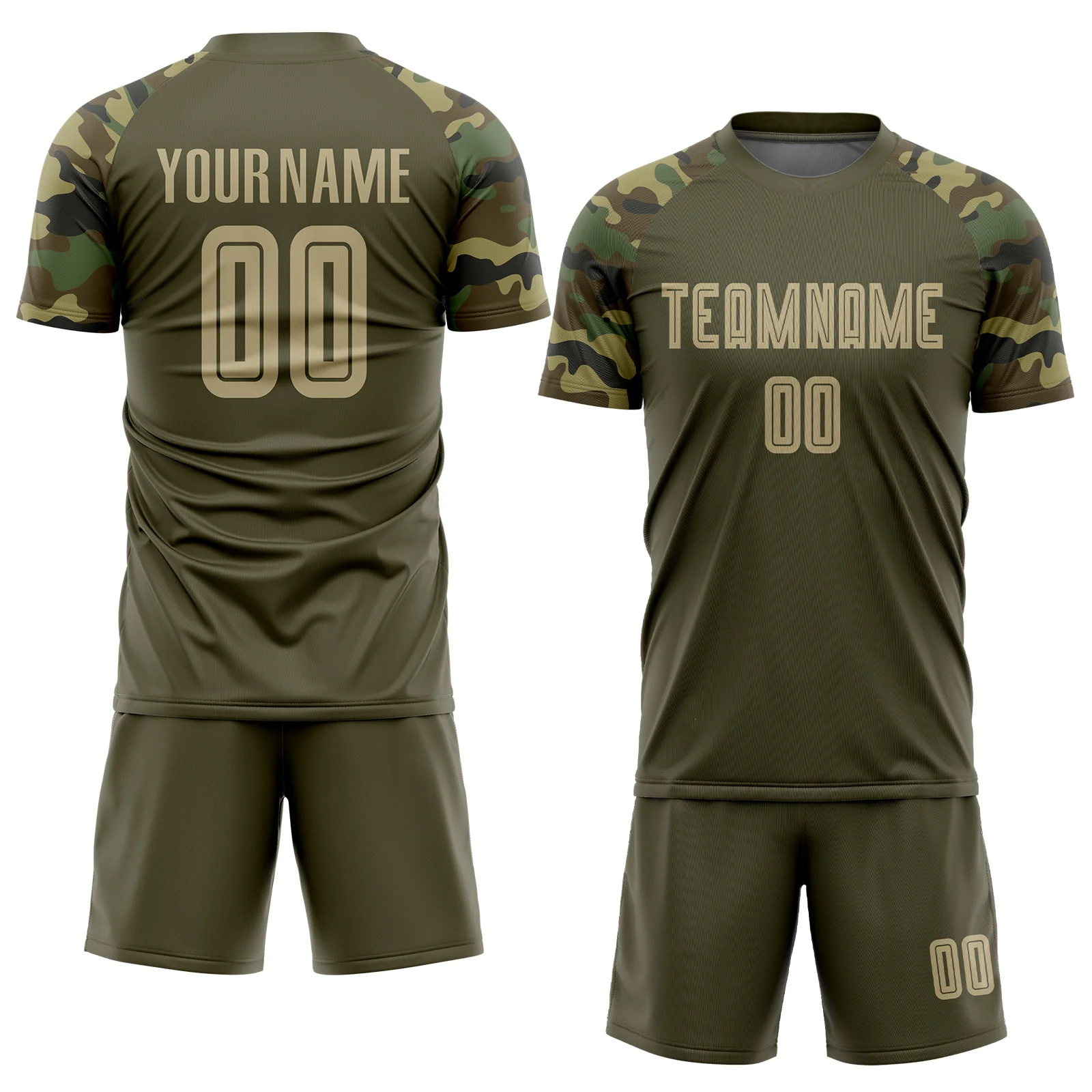 Soccer0045-1_cf138344-d380-43c7-8de0-8a023a476916.webp Custom Olive Vegas Gold-Camo Sublimation Salute To Service Soccer Uniform Jersey - Image 1